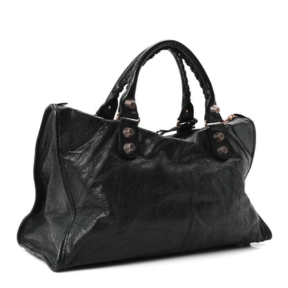 Balenciaga Agneau Giant 21 Rose Gold Hardware Work Black 4 of 11