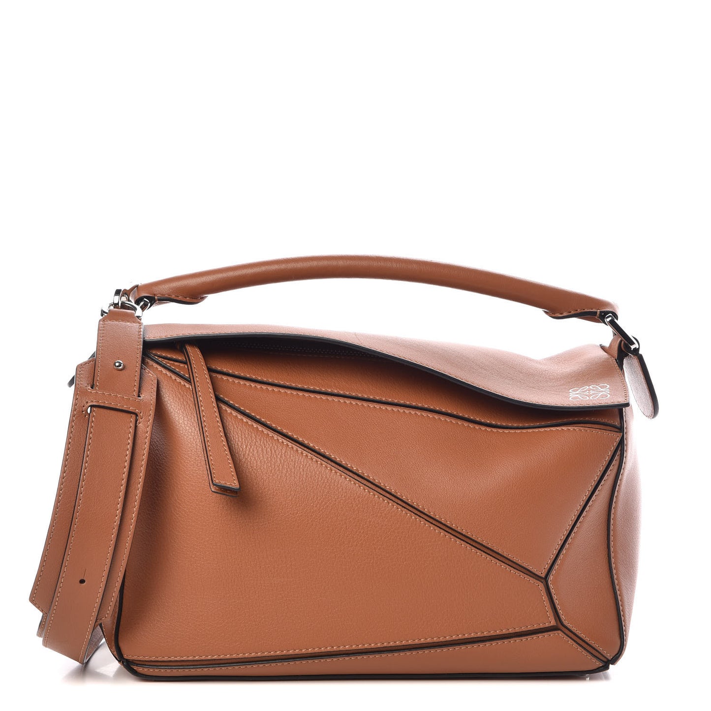 Calfskin Puzzle Bag Tan