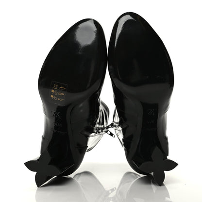 Louis Vuitton Patent Silhouette Ankle Boots 37.5 Black 5 of 7