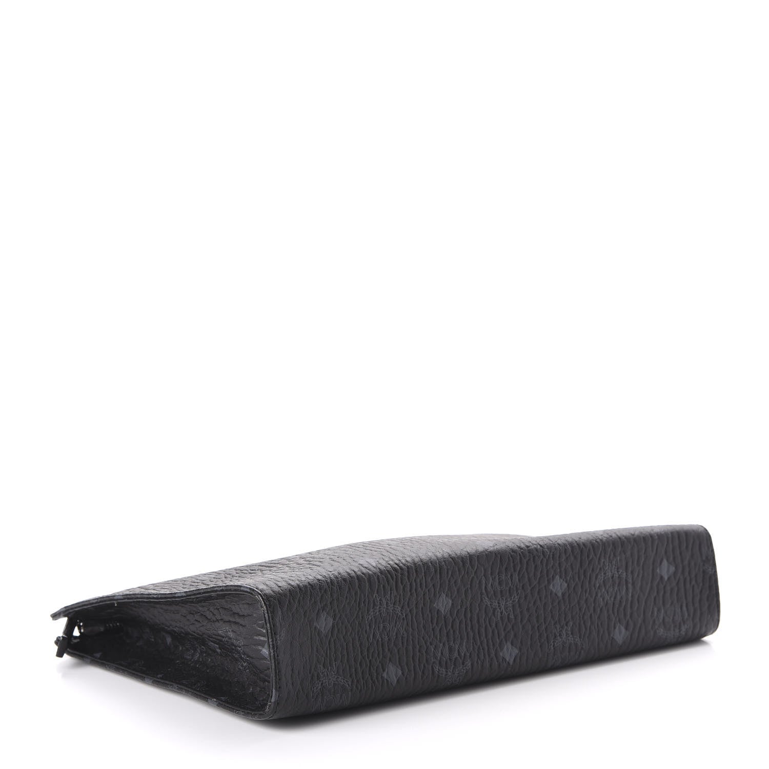 MCM Visetos Medium Zip Pouch Black 4 of 9