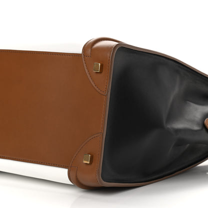 Celine Satin Calfskin Mini Tri-Color Luggage Brown 8 of 11