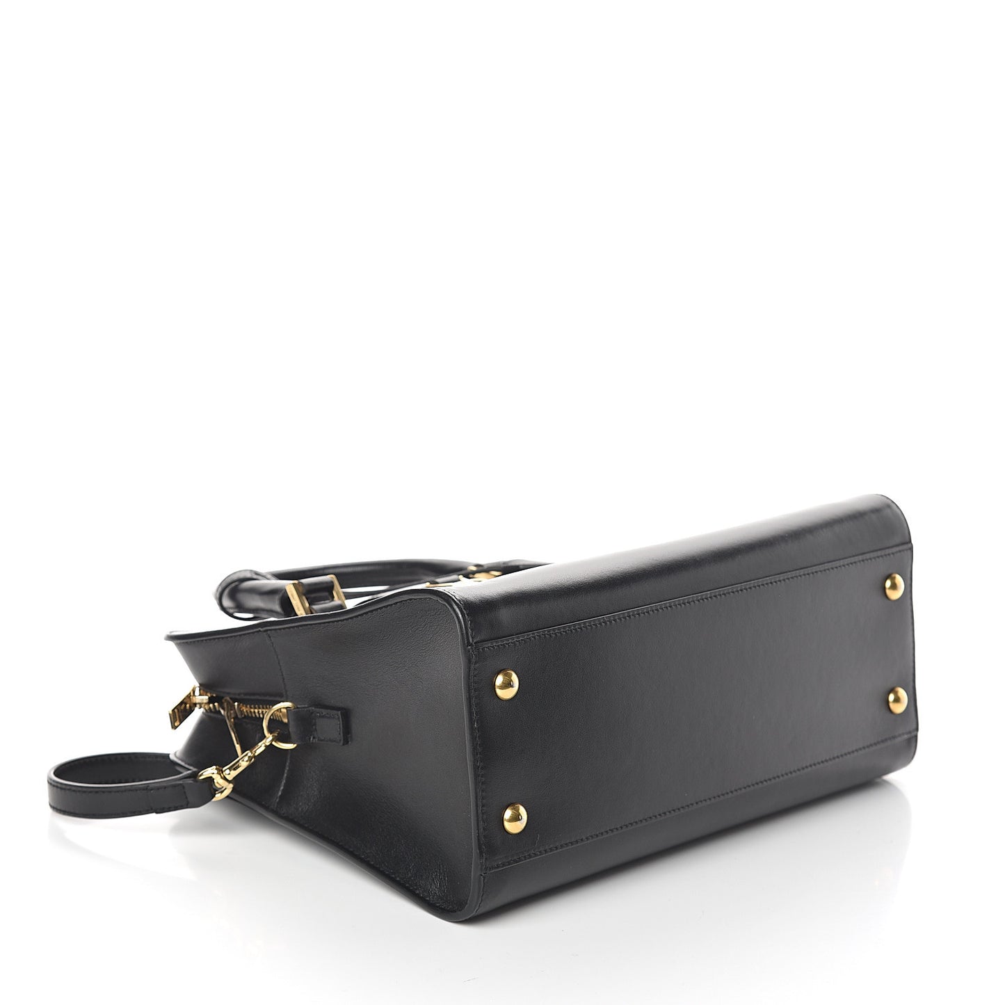 Smooth Calfskin Small Monogram Cabas Black