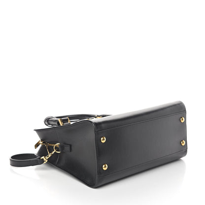 Saint Laurent Smooth Calfskin Small Monogram Cabas Black 3 of 8