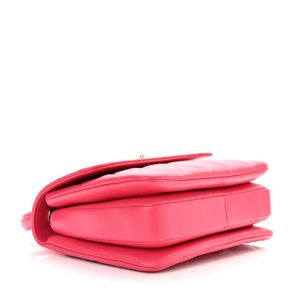 Chanel Lambskin Quilted Small Trendy CC Flap Dual Handle Bag Pink 4 of 10