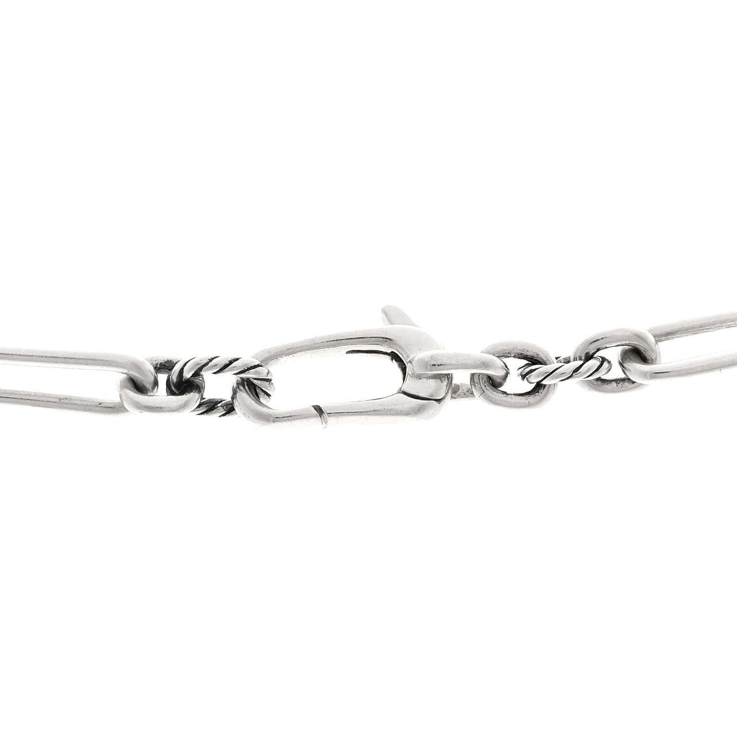 David Yurman Sterling Silver 18K Yellow Gold Lexington Chain Necklace 4 of 5