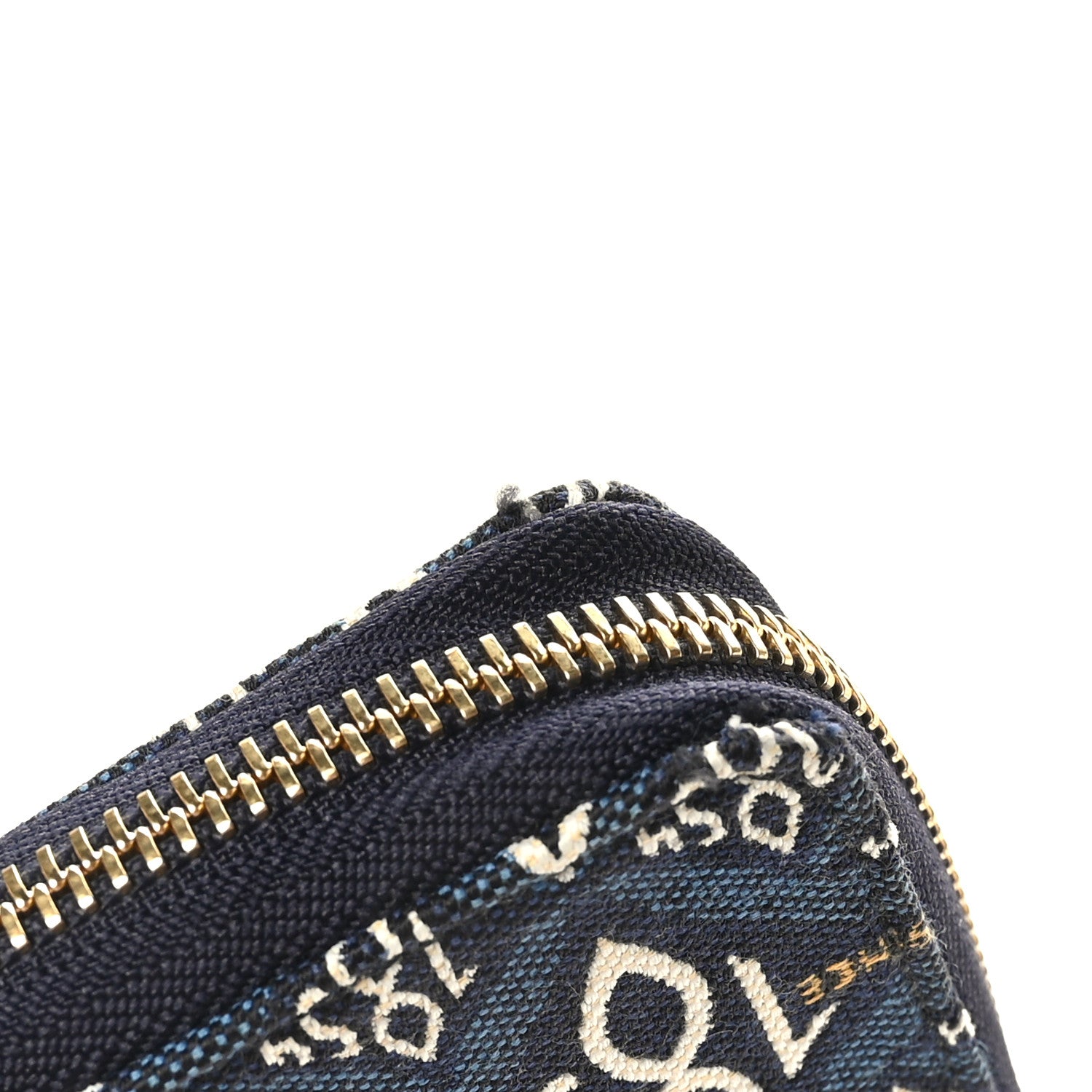 Louis Vuitton Jacquard Since 1854 Zippy Wallet Blue 8 of 9