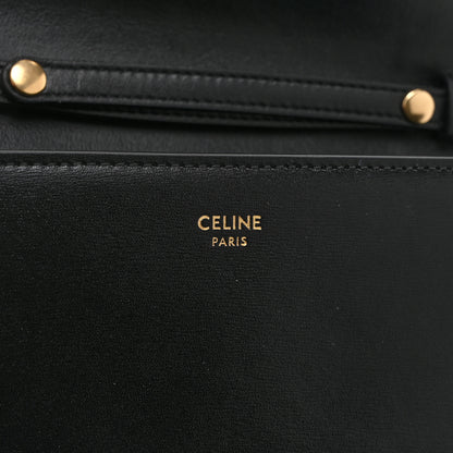 Celine Shiny Calfskin Triomphe Margo Wallet on Chain Black 6 of 10