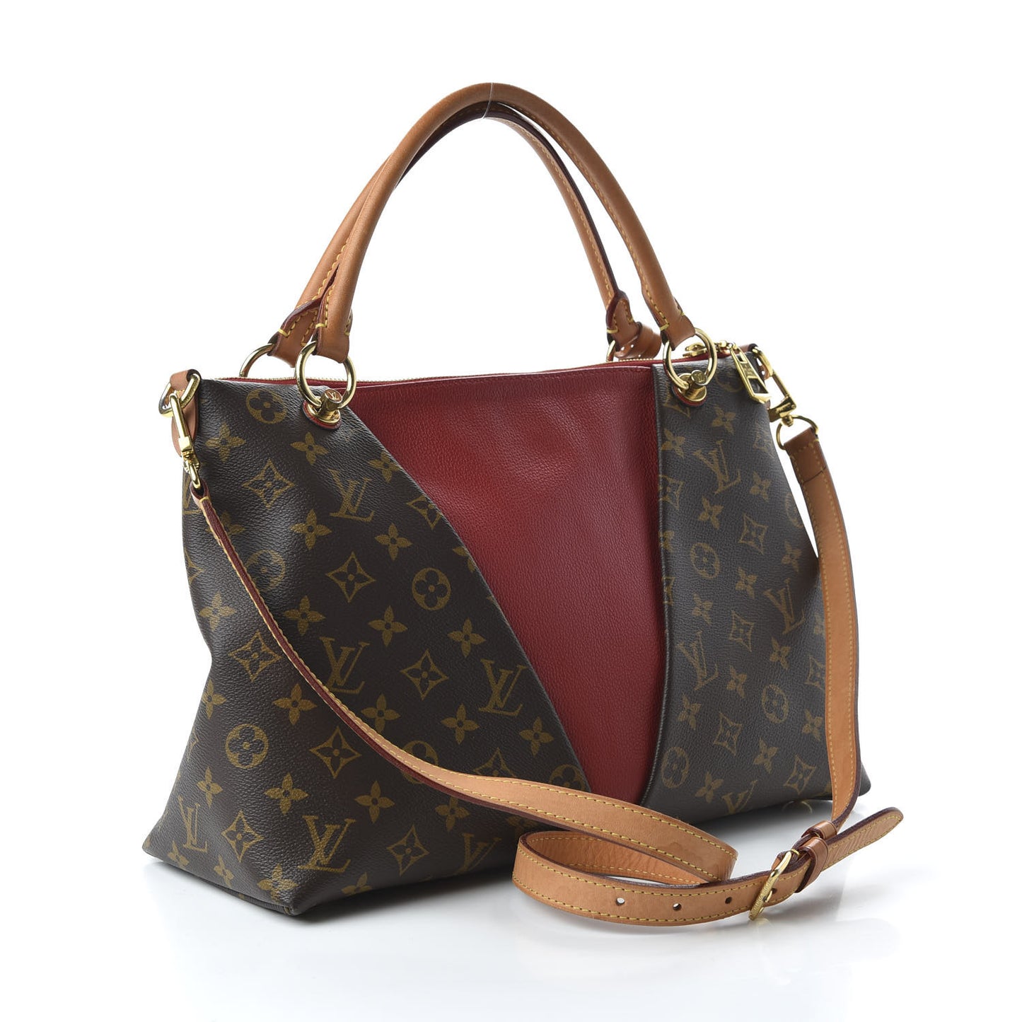 Monogram V Tote MM Cherry
