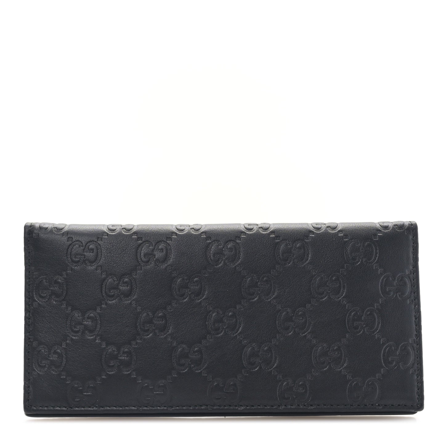 Guccissima Continental Long Flap Wallet Black