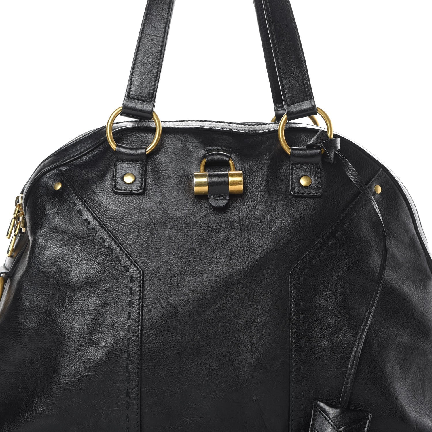 Saint Laurent Calfskin Large Muse Black 8 of 19