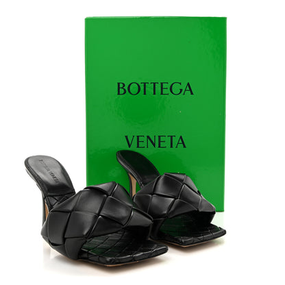 Bottega Veneta Nappa Maxi Intrecciato Lido Mule Sandals 37 Black 9 of 9