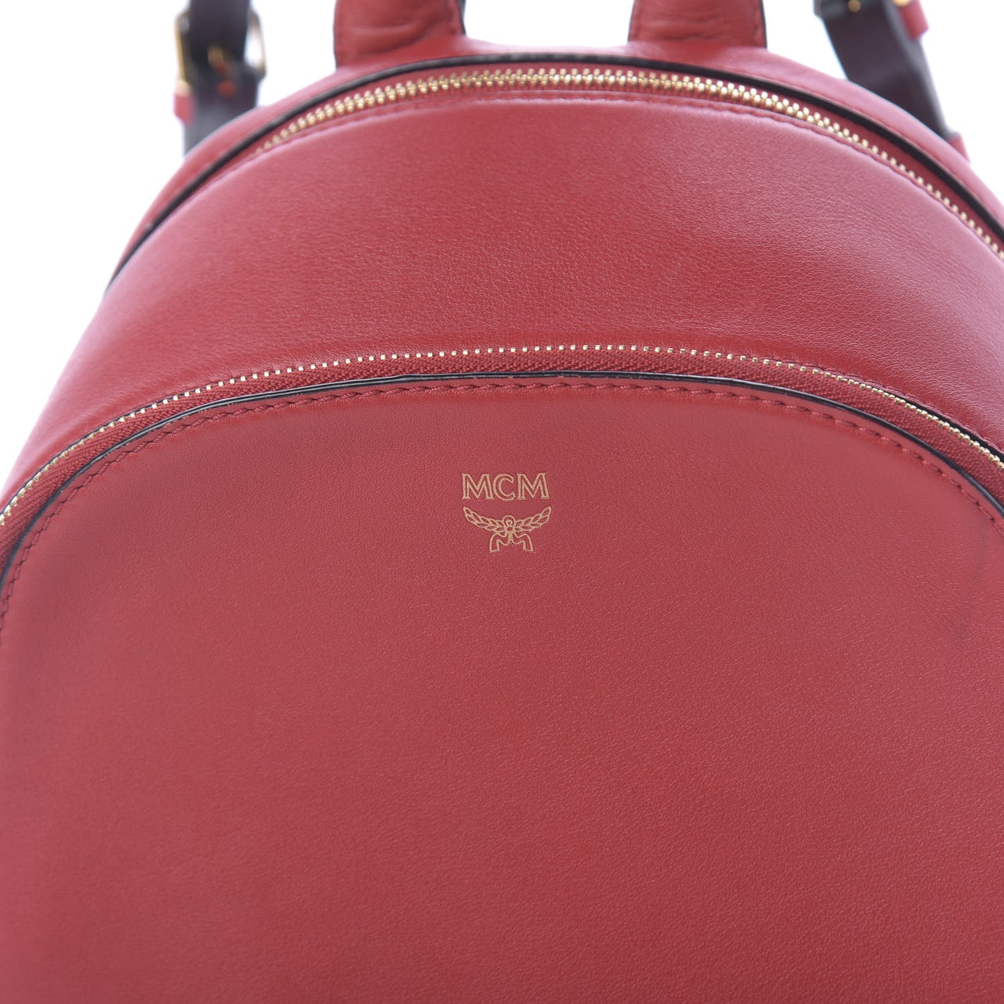 Calfskin Mini Duchess Polke Studs Backpack Red