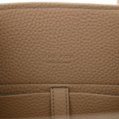 The Row Grained Calfskin Soft Margaux 10 Bag Dark Taupe 6 of 9