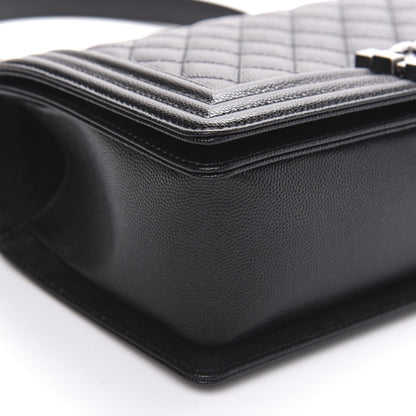 Chanel Caviar Quilted Medium Boy Flap Black 5 of 10