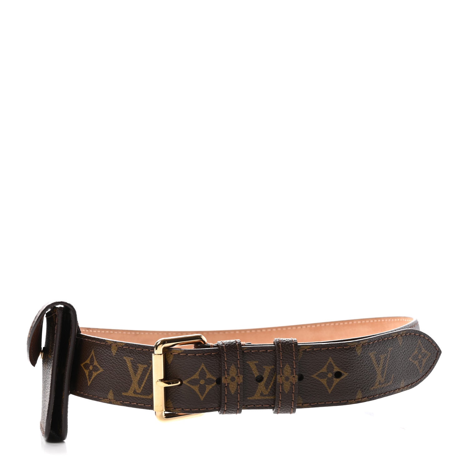 Louis Vuitton Monogram Ceinture Pochette Solo Belt 90 36 1 of 14