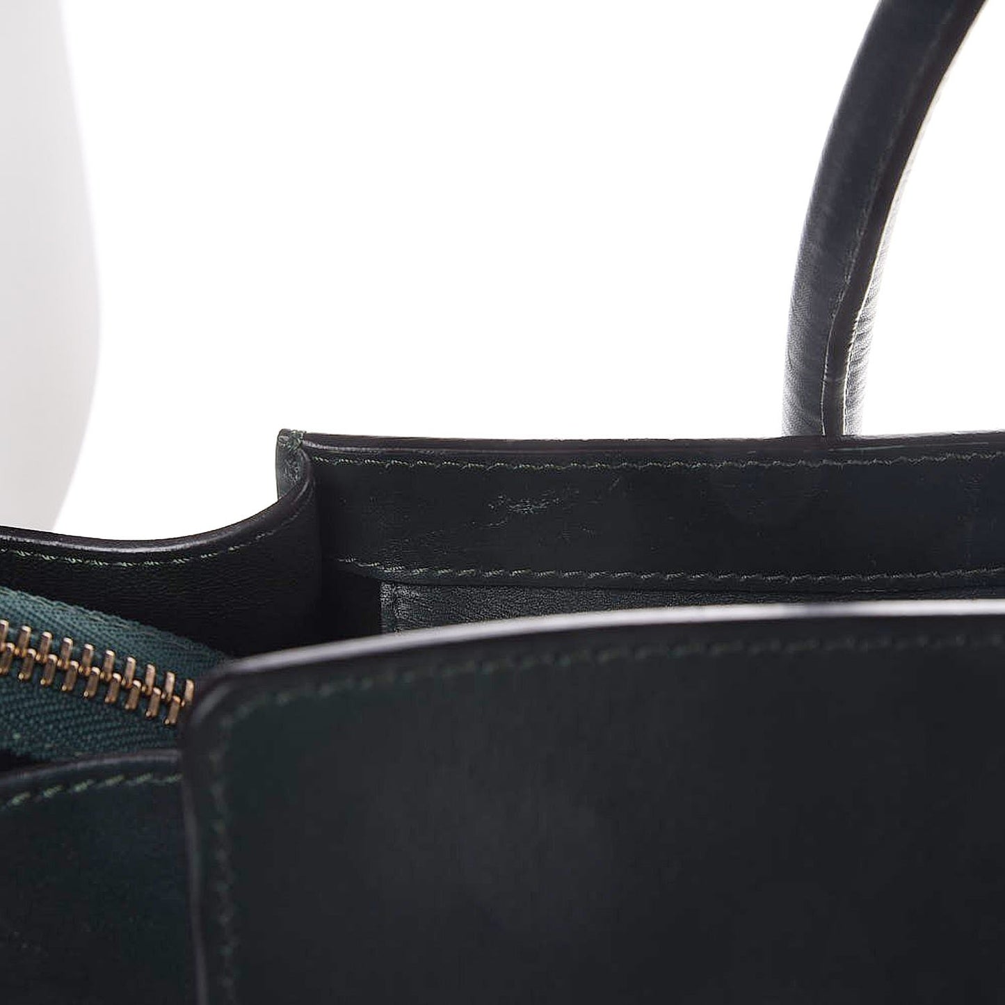 Smooth Calfskin Mini Luggage Emerald