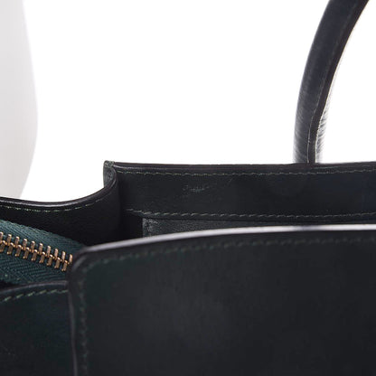 Celine Smooth Calfskin Mini Luggage Emerald 17 of 24