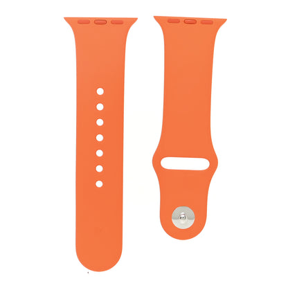 Hermes Silicone 38mm Apple Sports Watch Single Tour Band Orange 1 of 7