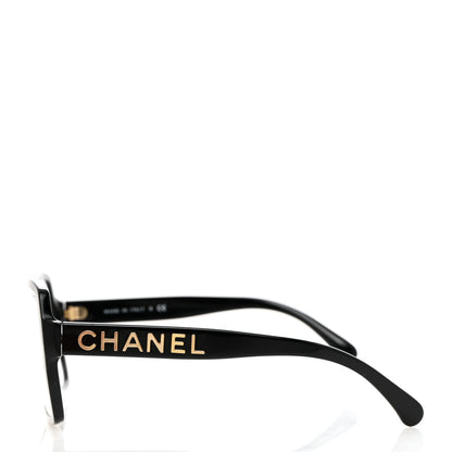 Chanel Acetate Square Eyeglasses 5408 Black 3 of 7