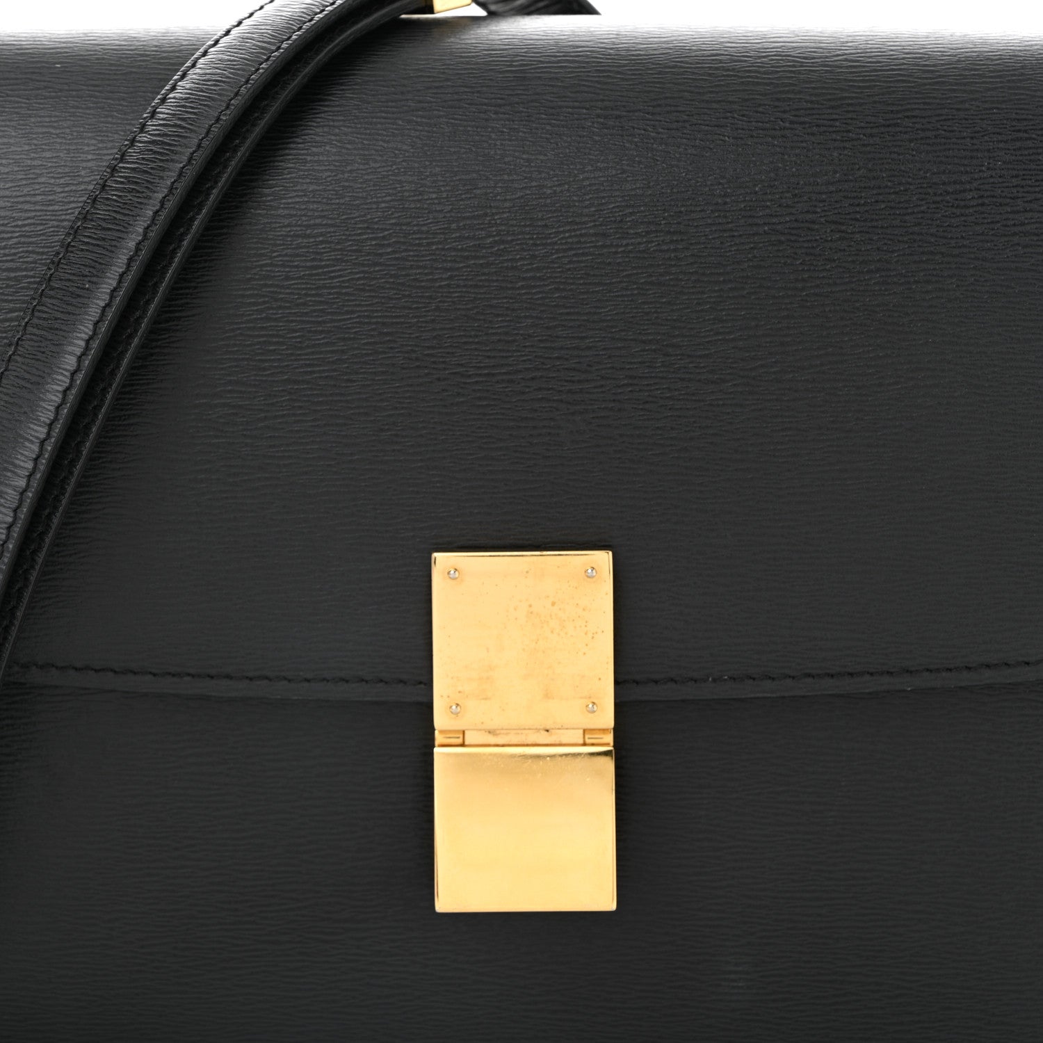 Celine Liege Calfskin Medium Classic Box Flap Bag Anthracite 8 of 10