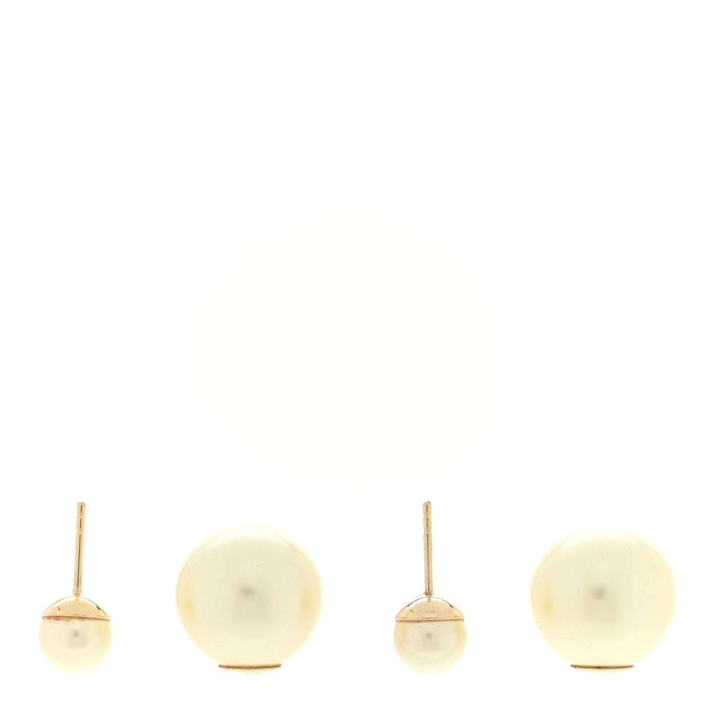 Pearl Mise En Dior Tribal Earrings Gold
