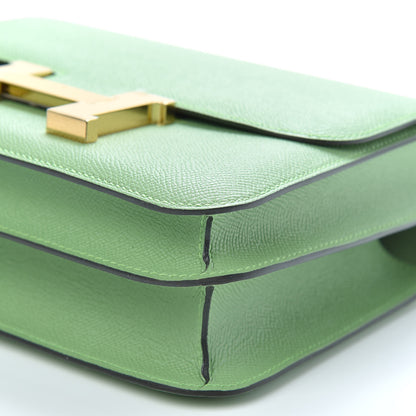 Hermes Epsom Constance 24 Vert Criquet 9 of 10