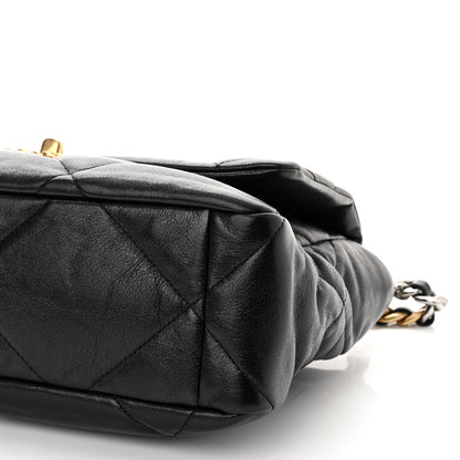 Chanel Lambskin Quilted Large Chanel 19 Flap Black 10 of 10