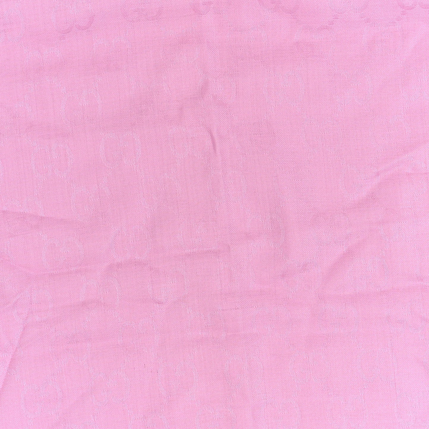 Wool Silk GG Monogram GGNat Scarf Rose