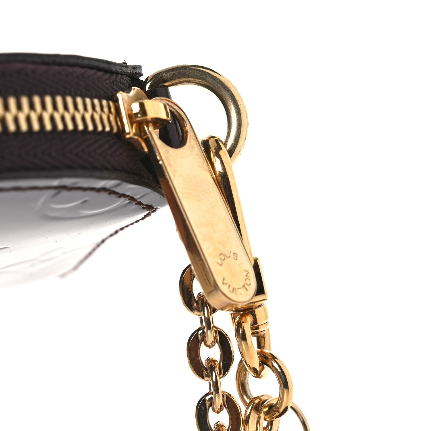 Louis Vuitton Vernis Chapeau Coin Purse Amarante 7 of 7