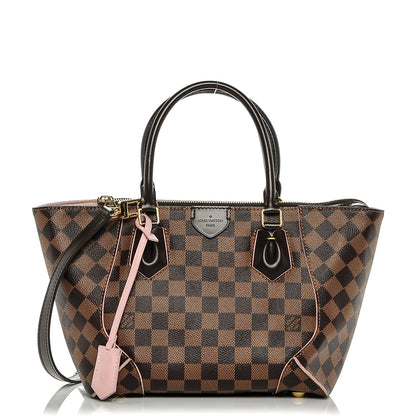 Louis Vuitton Damier Ebene Caissa Tote PM Rose Ballerine 1 of 6