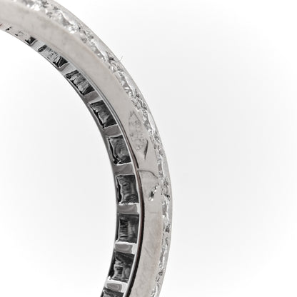 Van Cleef & Arpels Platinum Diamond Couture Wedding Band Ring 52 6 4 of 6