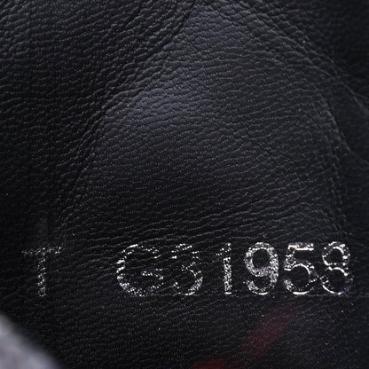 Chanel Calfskin Patent Cap Toe Short Ankle Boots 36 Navy Black 8 of 10
