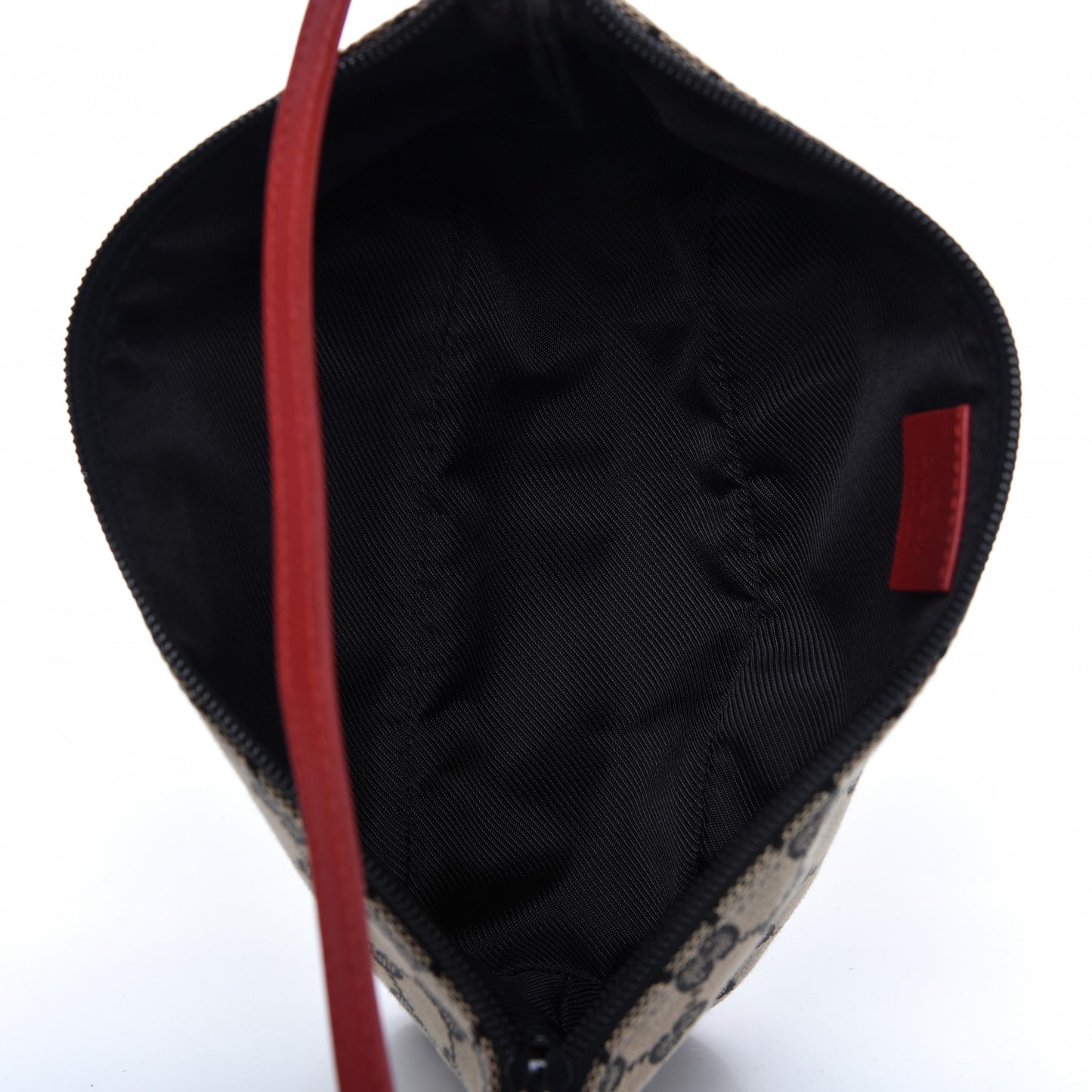 Monogram Boat Pochette Black Red
