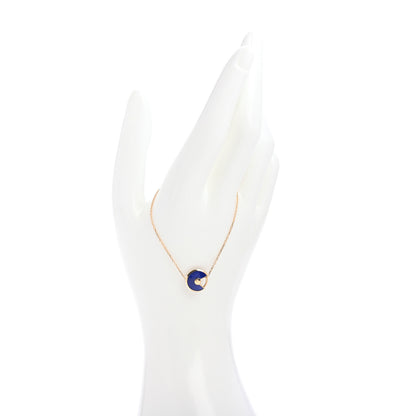 Cartier 18K Yellow Gold Diamond Lapis Lazuli Amulette de Cartier Bracelet 2 of 5