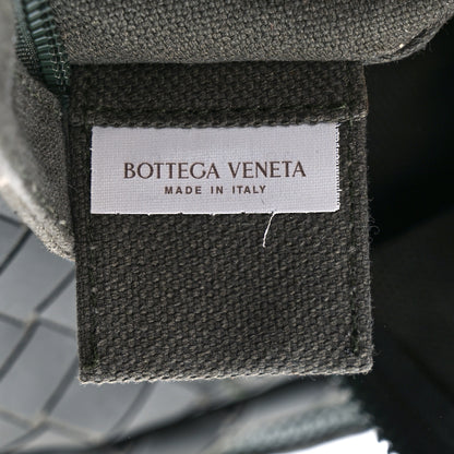 Bottega Veneta Intrecciato Rubber Canvas Duffle Bag Camping 6 of 9