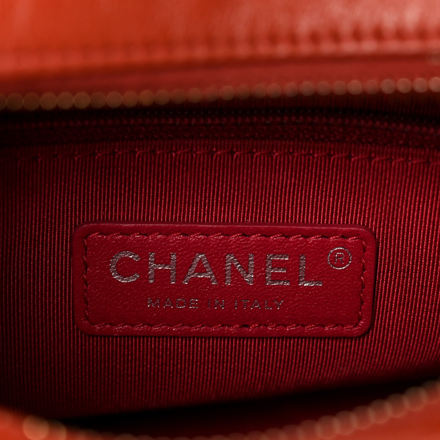 Chanel Aged Calfskin Quilted Small Gabrielle Hobo Red 6 of 10