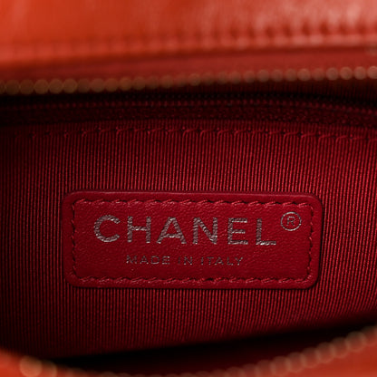 Chanel Aged Calfskin Quilted Small Gabrielle Hobo Red 6 of 10