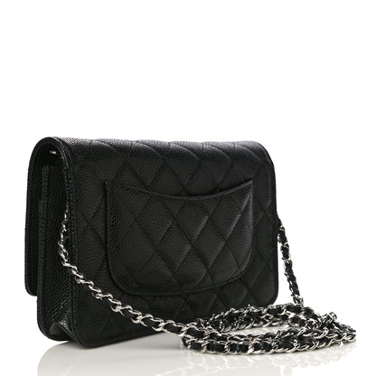 Chanel Caviar Quilted Wallet On Chain WOC Black 3 of 11