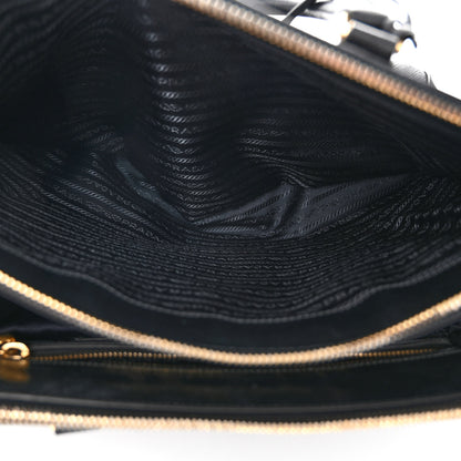 Prada Saffiano Medium Galleria Double Zip Tote Black 5 of 11
