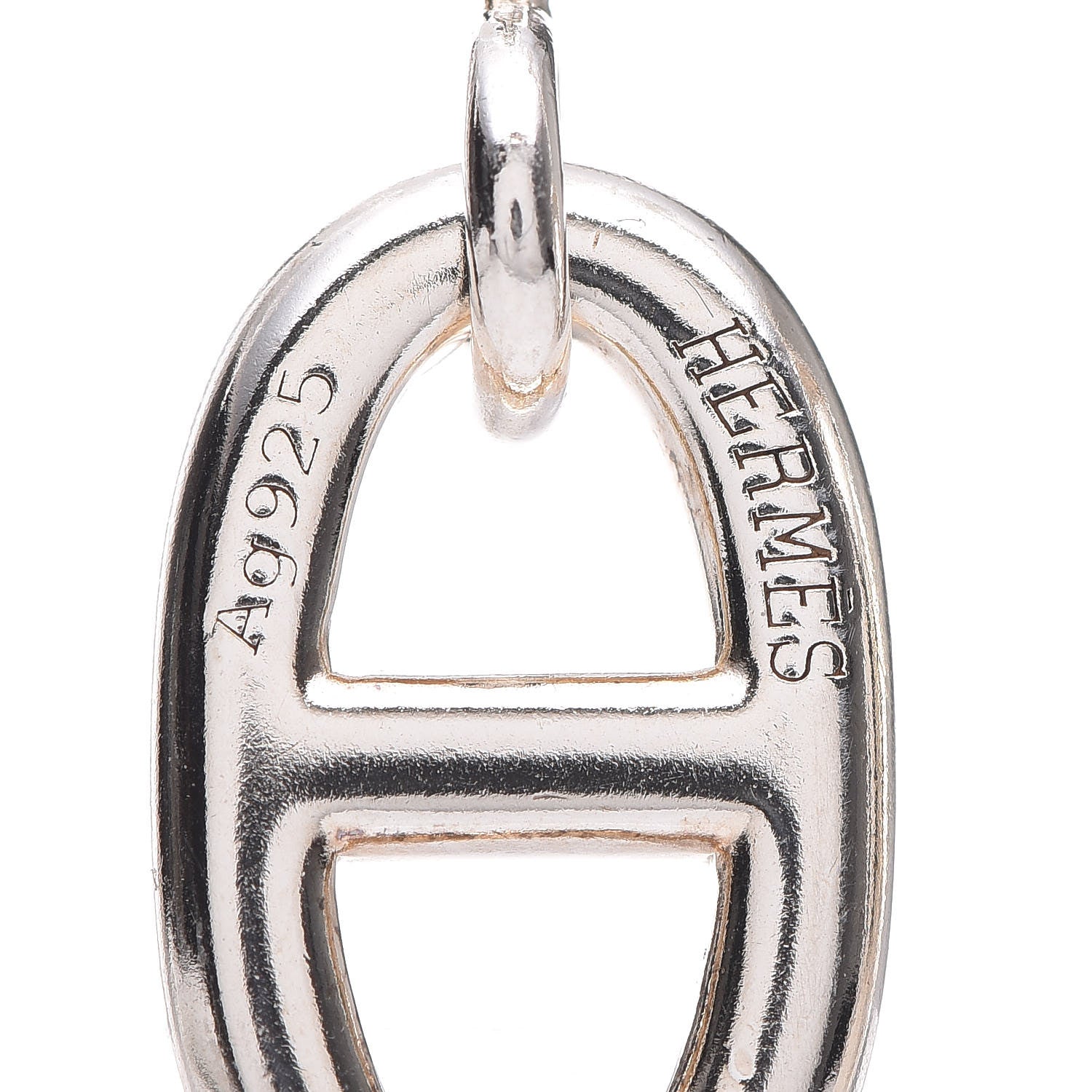 Hermes Sterling Silver Farandole Drop Earrings 3 of 5