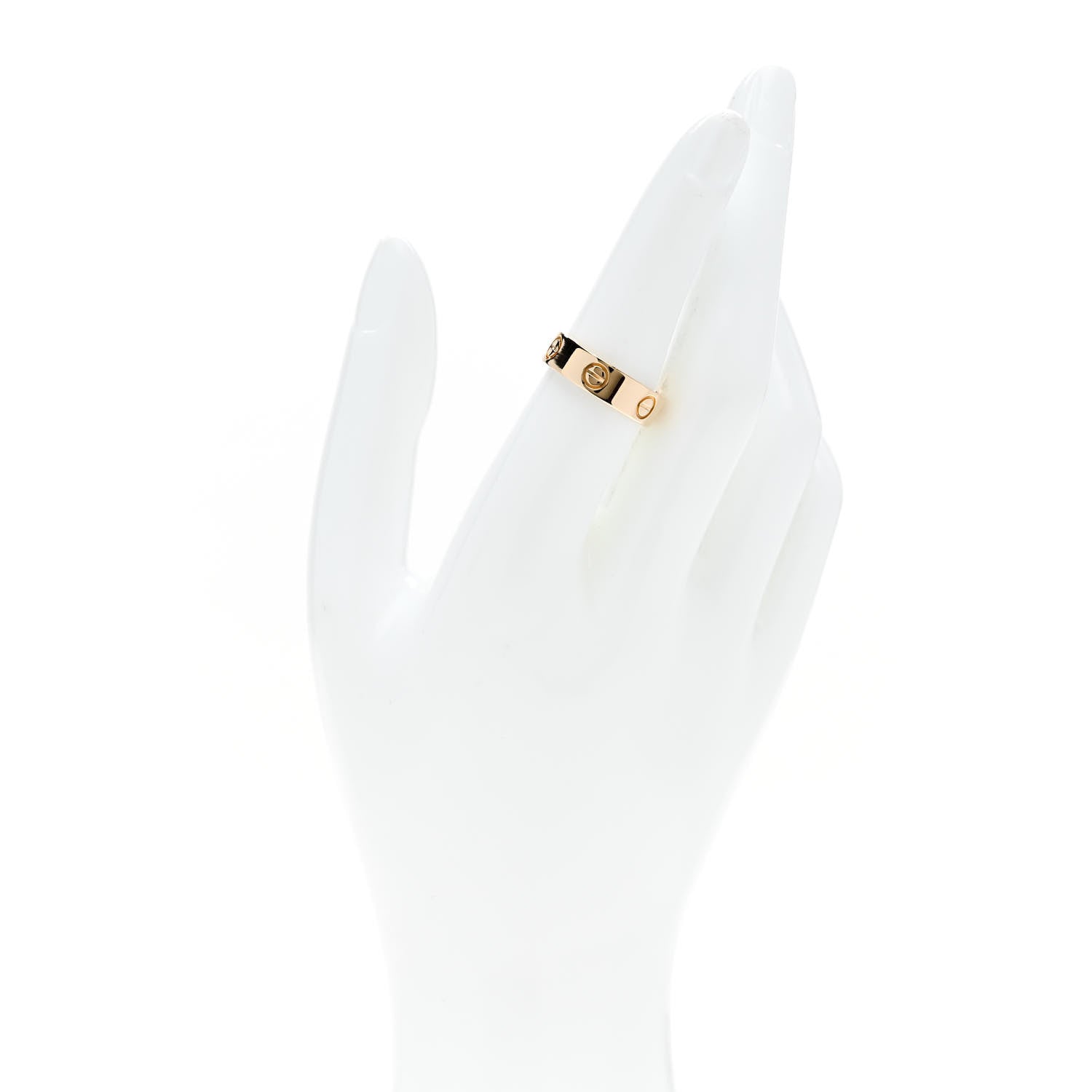 Cartier 18K Yellow Gold 5.5mm LOVE Ring 54 6.75 2 of 4