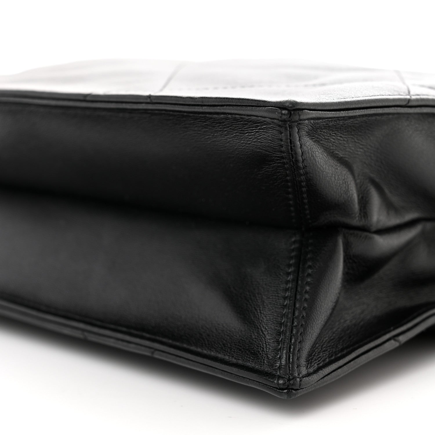 Chanel Lambskin Small Shopping Bag Black 10 of 10