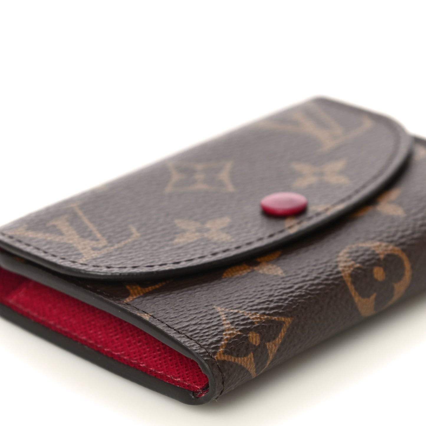 Monogram Rosalie Coin Purse Fuchsia
