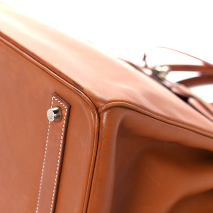 Hermes Natural Barenia Birkin 40 Fauve 36 of 51