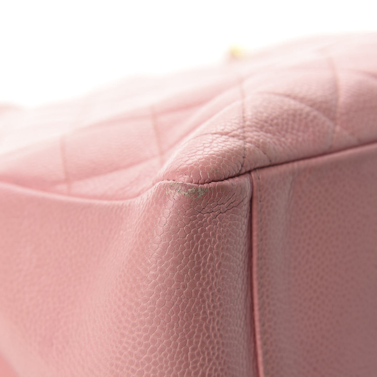 Caviar Quilted Grand Shopping Tote GST Pink