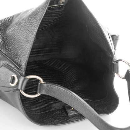 Prada Vitello Daino Shoulder Bag Nero Black 5 of 7