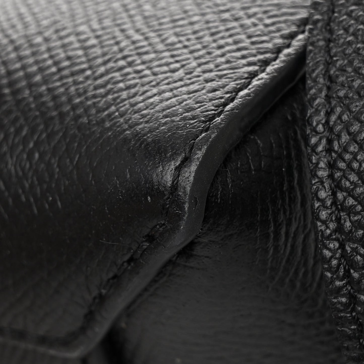 Grained Calfskin Nano Belt Bag Black
