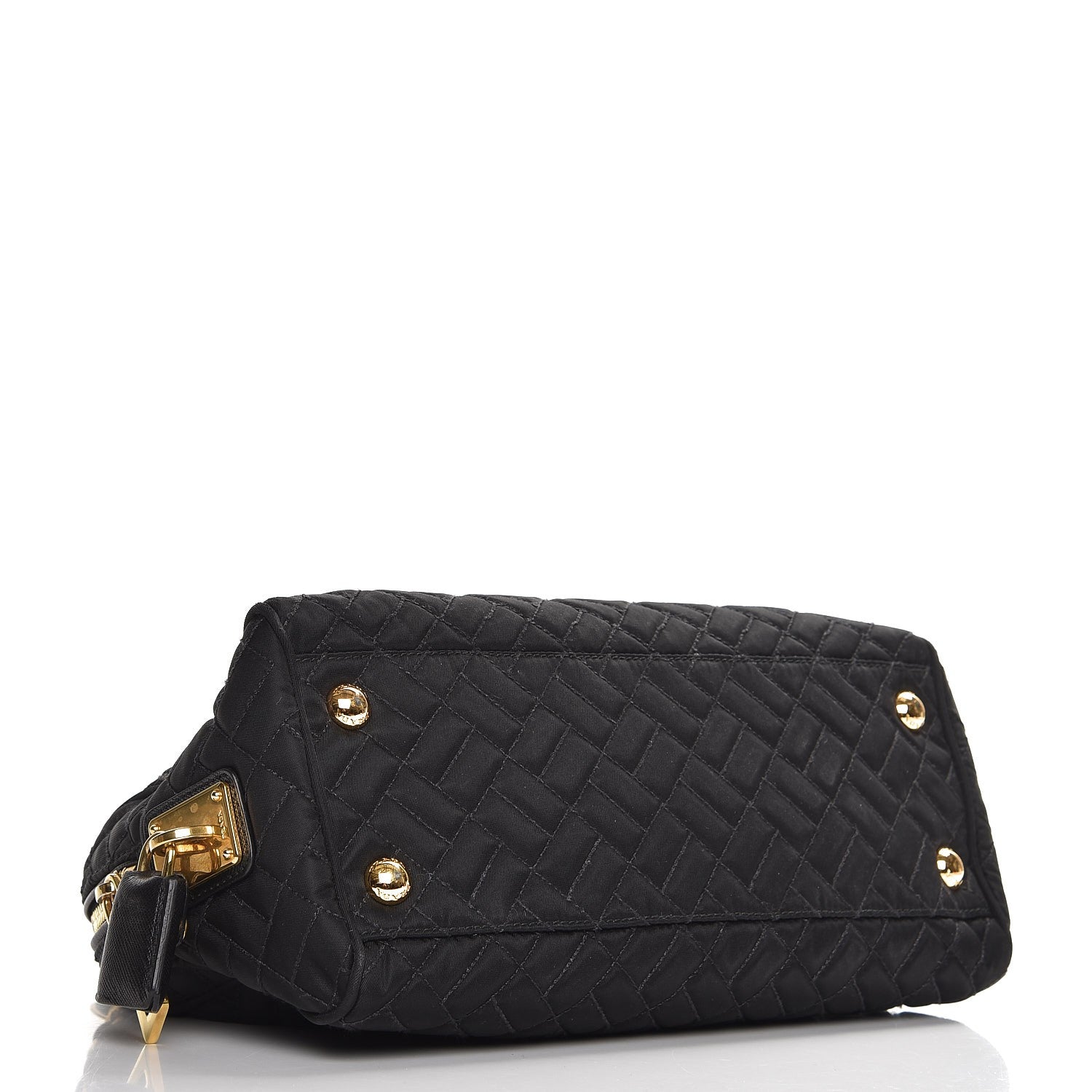 Prada Nylon Tessuto Impuntu Quilted Flap Black 5 of 11