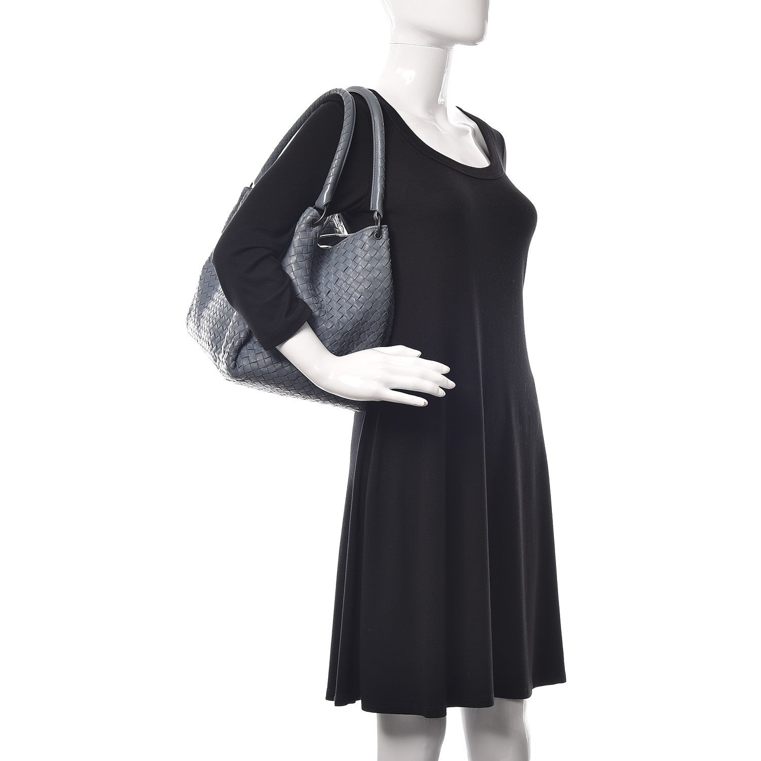Bottega Veneta Nappa Intrecciato Parachute Bag Krim 2 of 20