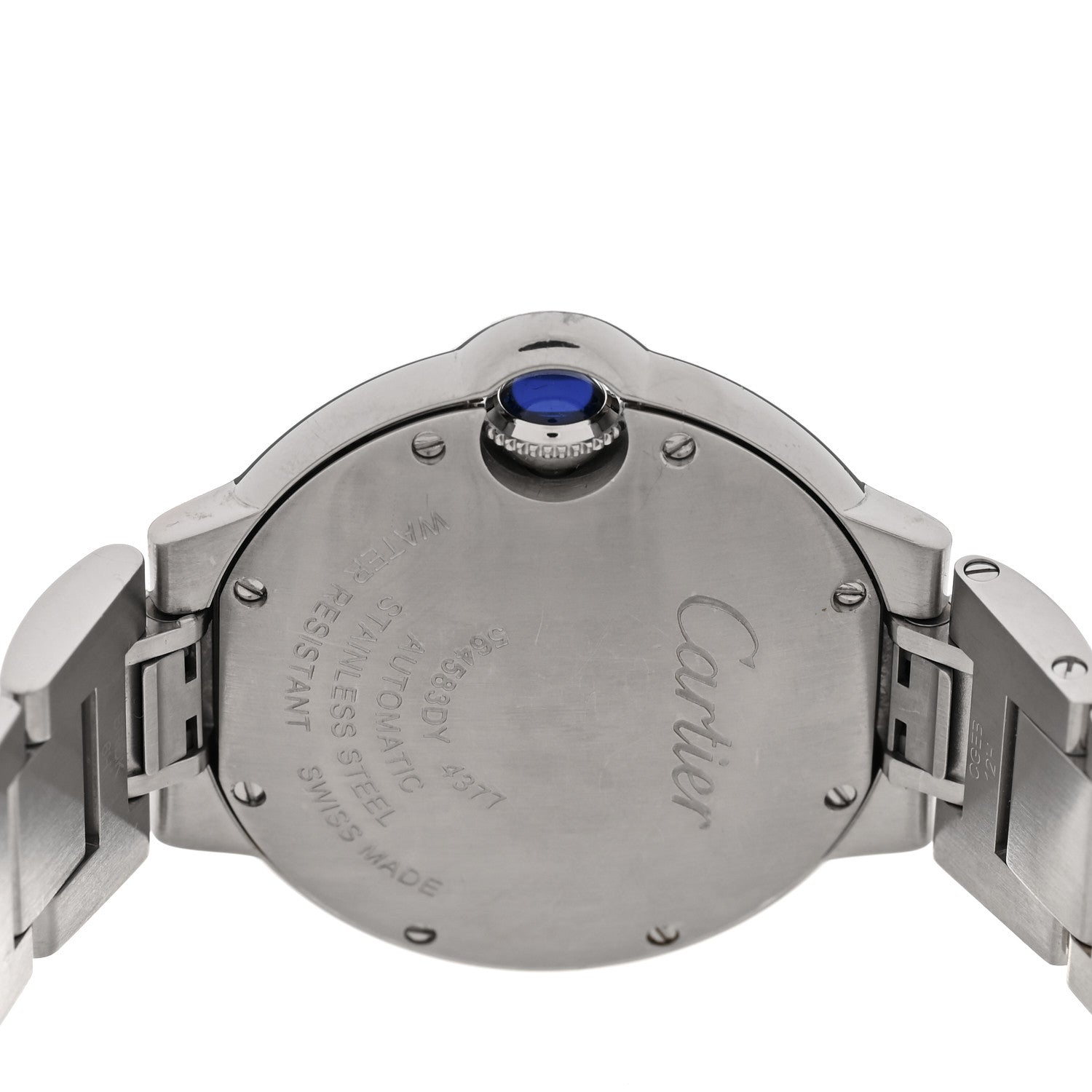 Cartier Stainless Steel 33mm Ballon Bleu De Cartier Automatic Watch 4 of 5
